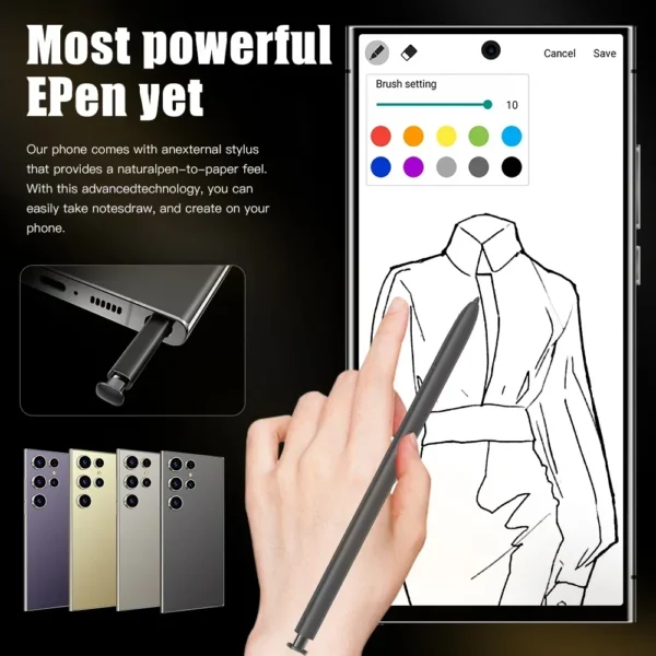 Second image of HOT 2025 new S25 Ultra original intelligent 5G dual card dual standby Android 14 system global version 16GB+1TB 8000mAh battery