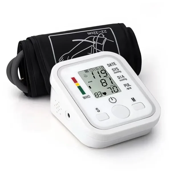Second image of Portable Tonometer Digital Tensiometer Heart Rate Monitor Arm Blood Pressure Monitor BP Equipment Automatic Professional Medical