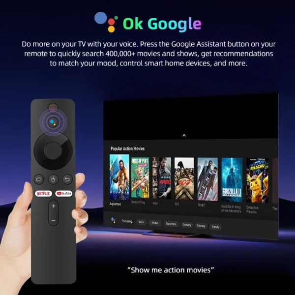 Second image of Q10 Android14 8K HDR10+ Smart TV Box Allwinner H313 128G Dual Wifi BT5.0 Set Top Box Media Player with Google Voice Assistant