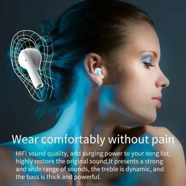 Second image of Xiaomi TWS Bluetooth Earphones Wireless Sports Stereo In-Ear Headphones with Mic Comfortable Bluetooth Earbuds for Active Life